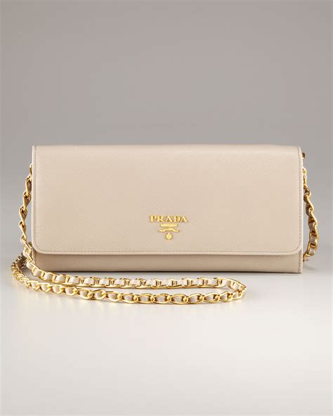 prada wallet on chain beige|prada small wallet price.